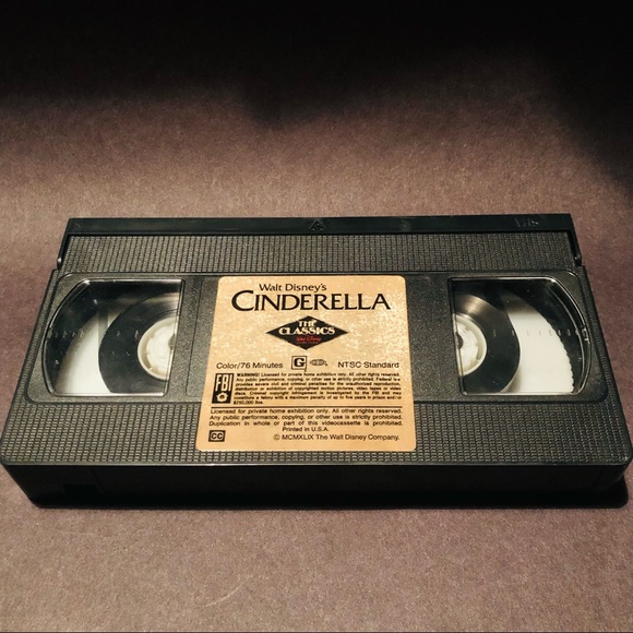 Walt Disney Home Video CINDERELLA VHS ( black diamond edition). - Picture 13 of 14